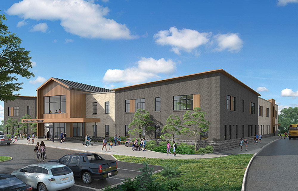 Finegold Alexander Architects celebrates beam signing for The Community Group’s new educational facility